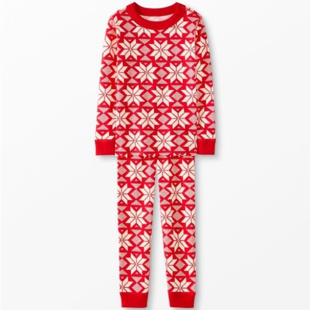 Hanna Andersson Scandi Snowflake Long John Set